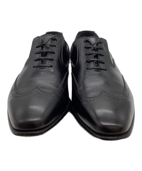 Salvatore Ferragamo（サルヴァトーレ フェラガモ）Salvatore Ferragamo (サルヴァトーレ フェラガモ) ウィングチップシューズ / UG78431 ブラック サイズ:8 1/2の古着・服飾アイテム