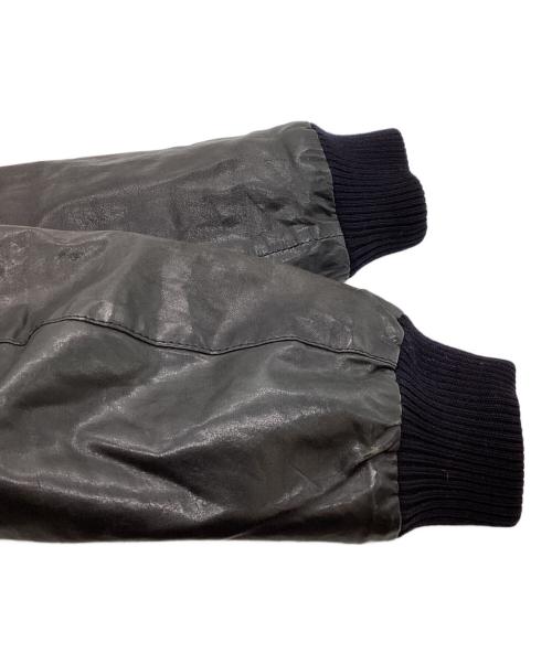 CASABLANCA LEATHER（カサブランカレザー）CASABLANCA LEATHER (カサブランカレザー) レザージャケット ブラック サイズ:44の古着・服飾アイテム