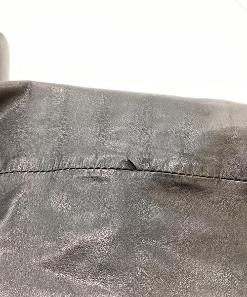 CASABLANCA LEATHER（カサブランカレザー）CASABLANCA LEATHER (カサブランカレザー) レザージャケット ブラック サイズ:44の古着・服飾アイテム