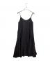 Col Pierrot (コルピエロ) Cupra cami ドレス　/　25040520104030 ブラック サイズ:FREE 未使用品：8000円