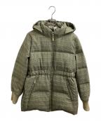 DAKSダックス）の古着「Check Pattern Down Jacket / ダウンジャケット / 11-211548 / Made in JAPAN」｜黄緑