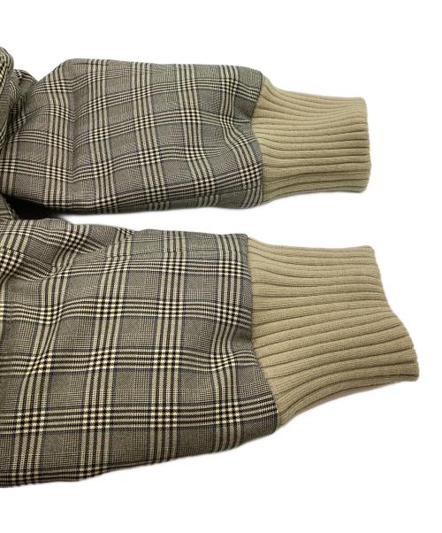 DAKS（ダックス）DAKS (ダックス) Check Pattern Down Jacket / ダウンジャケット / 11-211548 / Made in JAPAN  黄緑 サイズ:38 未使用品の古着・服飾アイテム