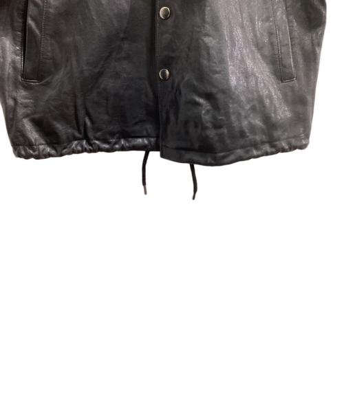 INHERIT（インヘリット）INHERIT (インヘリット) THE BRAVEMAN (ザ ブレイブマン) レザーコーチジャケット　/　21-011-730-2000-3-0 ブラック サイズ:Mの古着・服飾アイテム