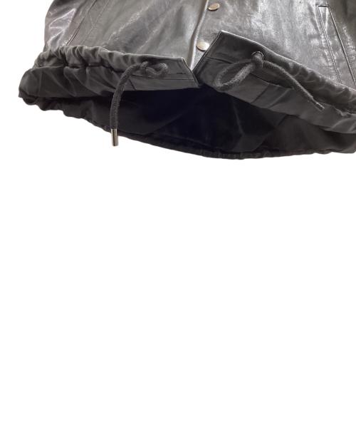 INHERIT（インヘリット）INHERIT (インヘリット) THE BRAVEMAN (ザ ブレイブマン) レザーコーチジャケット　/　21-011-730-2000-3-0 ブラック サイズ:Mの古着・服飾アイテム