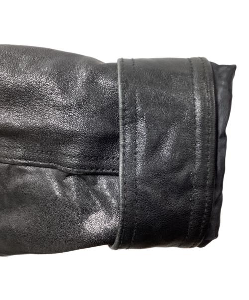 INHERIT（インヘリット）INHERIT (インヘリット) THE BRAVEMAN (ザ ブレイブマン) レザーコーチジャケット　/　21-011-730-2000-3-0 ブラック サイズ:Mの古着・服飾アイテム