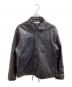 INHERIT（インヘリット）の古着「レザーコーチジャケット　/　21-011-730-2000-3-0」｜ブラック