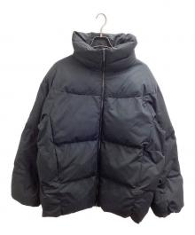 STUDIO NICHOLSON（スタジオ ニコルソン）の古着「INJECTION DOWN SHORT JACKET / インジェクションダウンショートジャケット / SNM-672」｜ブラック
