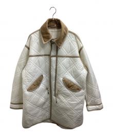 Sheba（シーバ）の古着「M-51 QUILTキルティングミリタリーパイピングコート / 2001-1004」｜ホワイト