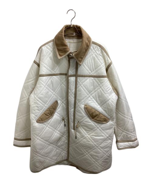 Sheba（シーバ）sheba (シーバ) M-51 QUILTキルティングミリタリーパイピングコート / 2001-1004 ホワイト サイズ:2の古着・服飾アイテム