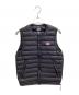DANTON（ダントン）の古着「CREWNECK INNER DOWN VEST / クルーネックインナーダウンベスト / JD-8752」｜ブラック
