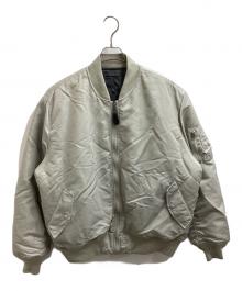 ALPHA INDUSTRIES（アルファインダストリーズ）の古着「MA-1 フライトジャケット / 2000-9002」｜ベージュ