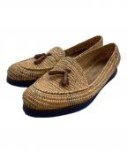 CASABLANCAカサブランカ）の古着「タッセルローファー / Tassel loafers」｜ベージュ