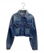 Whim Gazetteウィムガゼット）の古着「DENIMショートジャケット　WGZ1022507A0002」｜インディゴ