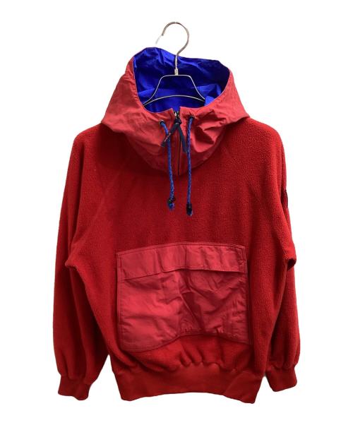 POLO RALPH LAUREN（ポロ・ラルフローレン）POLO RALPH LAUREN (ポロ・ラルフローレン) フリースパーカー　/　POLO HI TECH レッド サイズ:Mの古着・服飾アイテム