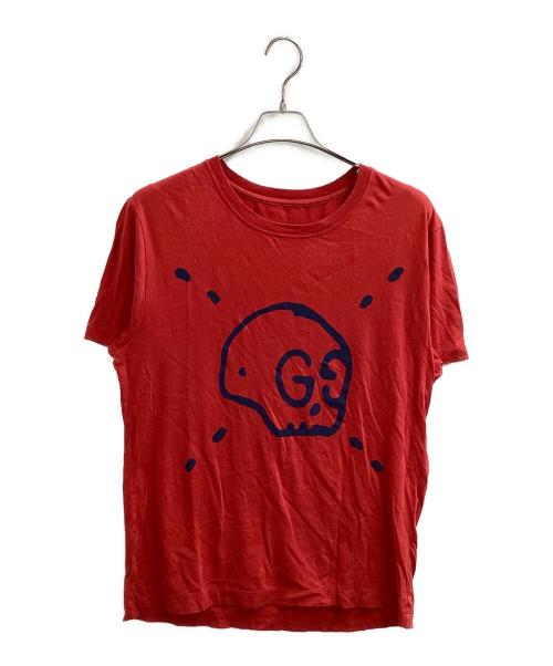 GUCCI（グッチ）GUCCI (グッチ) プリントTシャツ / 440103-X3F28 レッド サイズ:Sの古着・服飾アイテム