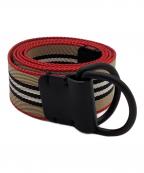 BURBERRYバーバリー）の古着「ダブルDリングベルト / ITPARPEL9BOL」｜ベージュ