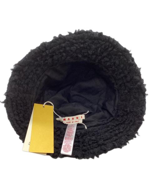 MARNI（マルニ）MARNI (マルニ) コーデュロイムートンボアハット / CLZC0088QX TCZ39 ネイビー サイズ:M 未使用品の古着・服飾アイテム