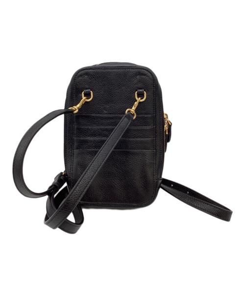 BALENCIAGA（バレンシアガ）BALENCIAGA (バレンシアガ) CASH ZIP PHONE HOLDER ショルダーバッグ / 618189 / 1090 V 5577837 ブラック サイズ:-の古着・服飾アイテム