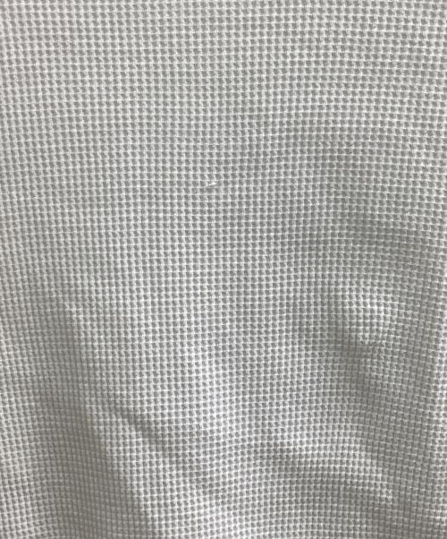 ANCELLM（アンセルム）ANCELLM (アンセルム) DAMAGE WAFFLE CREW LS/ANC-STD-CT03 ホワイト サイズ:1の古着・服飾アイテム