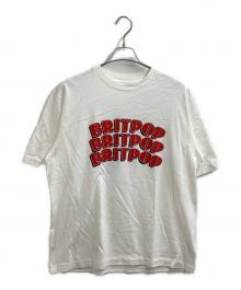 blurhms ROOTSTOCK（ブラームスルーツストック）の古着「BRITPOP Print Tee STANDARD」｜ホワイト