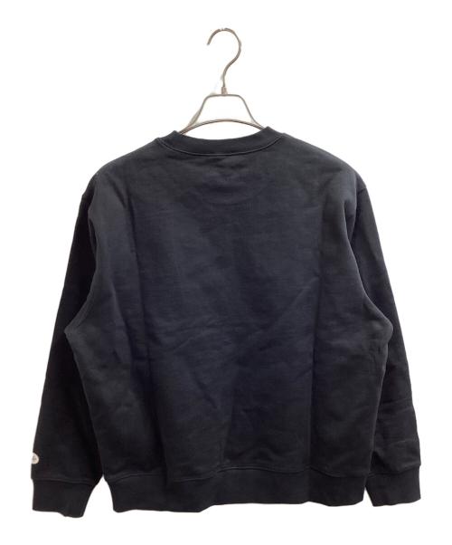 MARITHE+FRANCOIS GIRBAUD（マリテフランソワジルボー）MARITHE+FRANCOIS GIRBAUD (マリテフランソワジルボー) ロゴスウェットシャツ / MFG44CSW101 ブラック サイズ:L 未使用品の古着・服飾アイテム