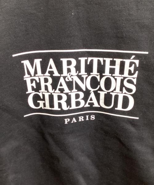 MARITHE+FRANCOIS GIRBAUD（マリテフランソワジルボー）MARITHE+FRANCOIS GIRBAUD (マリテフランソワジルボー) ロゴスウェットシャツ / MFG44CSW101 ブラック サイズ:L 未使用品の古着・服飾アイテム