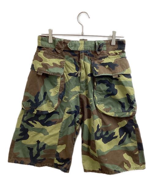 DSQUARED2（ディースクエアード）DSQUARED2 (ディースクエアード) カーゴショートパンツ / 71MU167 / ここのえ期 グリーン サイズ:42の古着・服飾アイテム