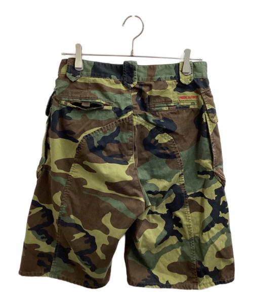 DSQUARED2（ディースクエアード）DSQUARED2 (ディースクエアード) カーゴショートパンツ / 71MU167 / ここのえ期 グリーン サイズ:42の古着・服飾アイテム