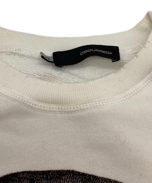 DSQUARED2（ディースクエアード）DSQUARED2 (ディースクエアード) スウェット　/　71GP216　/　ここのえ期  ホワイト サイズ:ＸＳの古着・服飾アイテム