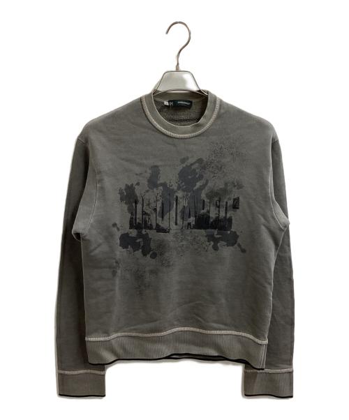 DSQUARED2（ディースクエアード）DSQUARED2 (ディースクエアード) スウェット グレー サイズ:ＸＳの古着・服飾アイテム