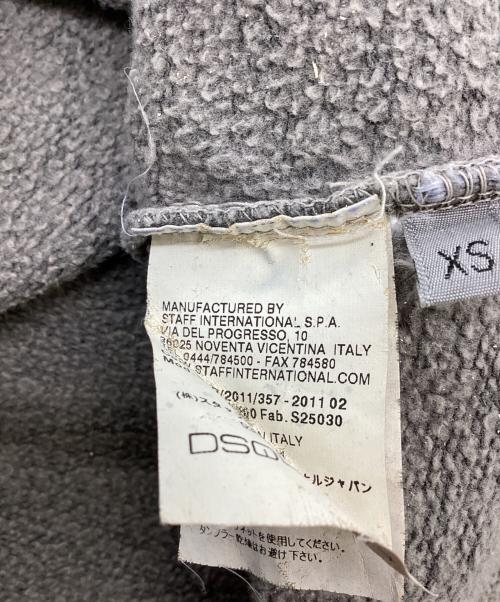 DSQUARED2（ディースクエアード）DSQUARED2 (ディースクエアード) スウェット グレー サイズ:ＸＳの古着・服飾アイテム