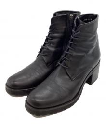 MARGARET HOWELL idea（マーガレット ハウエル アイディア）の古着「レースアップショートブーツ / 2742」｜ブラック