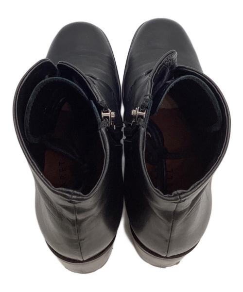 MARGARET HOWELL idea（マーガレット ハウエル アイディア）MARGARET HOWELL idea (マーガレット ハウエル アイディア) レースアップショートブーツ / 2742 ブラック サイズ:23.5の古着・服飾アイテム