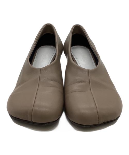 MM6 Maison Margiela（エムエムシックスメゾンマルジェラ）MM6 Maison Margiela (エムエムシックスメゾンマルジェラ) アナトミックヒールパンプス　S59WL0103 ベージュ サイズ:37の古着・服飾アイテム