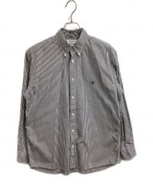 Gymphlex（ジムフレックス）の古着「COTTON STRIPE SHIRT / GY-B0196 MGS / MADE IN JAPAN」｜ホワイト