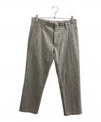 JIL SANDERジルサンダー）の古着「ウールパンツ　510331 MF200655　raf simons期」｜グレー