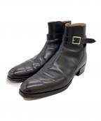 Crockett & Jonesクロケット＆ジョーンズ）の古着「ジョッパーブーツ」｜ブラック