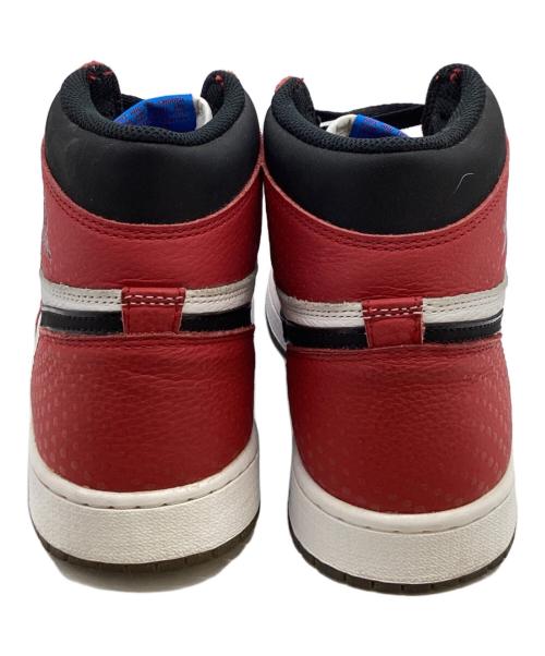 NIKE（ナイキ）NIKE (ナイキ) Spiderman (スパイダーマン) AIR JORDAN 1 RETRO HIGH OG　555088-602 レッド×ホワイト サイズ:27cmの古着・服飾アイテム
