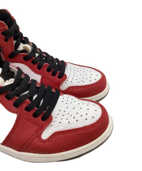 NIKE（ナイキ）NIKE (ナイキ) Spiderman (スパイダーマン) AIR JORDAN 1 RETRO HIGH OG　555088-602 レッド×ホワイト サイズ:27cmの古着・服飾アイテム