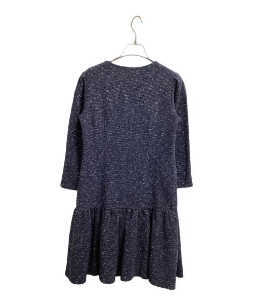 Rene（ルネ）Rene (ルネ) ツイードパールワンピース / 6236330 ネイビー サイズ:34の古着・服飾アイテム
