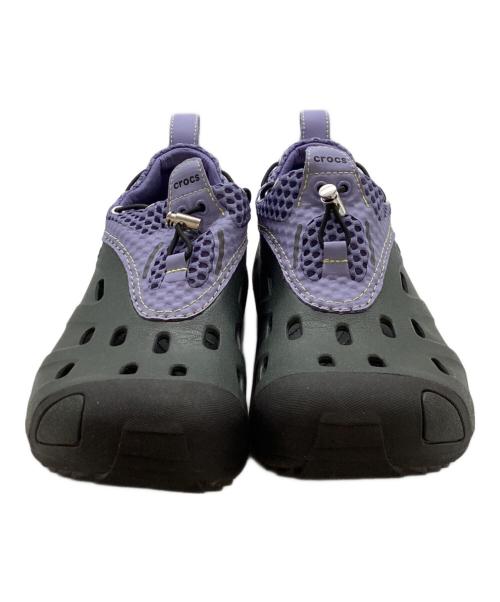 crocs（クロックス）crocs (クロックス) Marmot Capital (マーモット キャピタル) Quick Trail Low26 / クイックトレイルロー  グレー×パープル サイズ:M8の古着・服飾アイテム