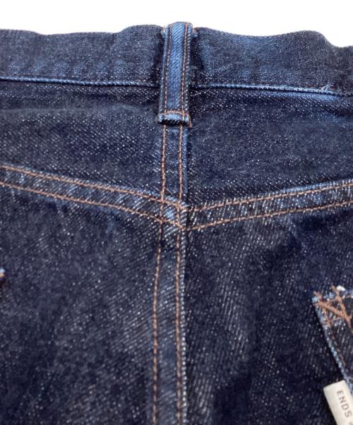 ENDS and MEANS（エンズアンド ミーンズ）ENDS AND MEANS　 (エンズアンド ミーンズ) 5 pocket denim / ワイド デニムパンツ / 日本製  インディゴ サイズ:Mの古着・服飾アイテム