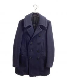 Rags McGREGOR（ラグスマックレガー）の古着「10 BUTTONS PEA COAT / 10ボタンピーコート / 211126602」｜ネイビー