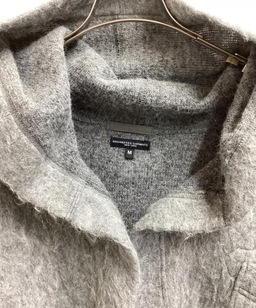 Engineered Garments（エンジニアド ガーメンツ）Engineered Garments (エンジニアド ガーメンツ) ウール モヘア混 フーデットガウンコート グレー サイズ:Mの古着・服飾アイテム