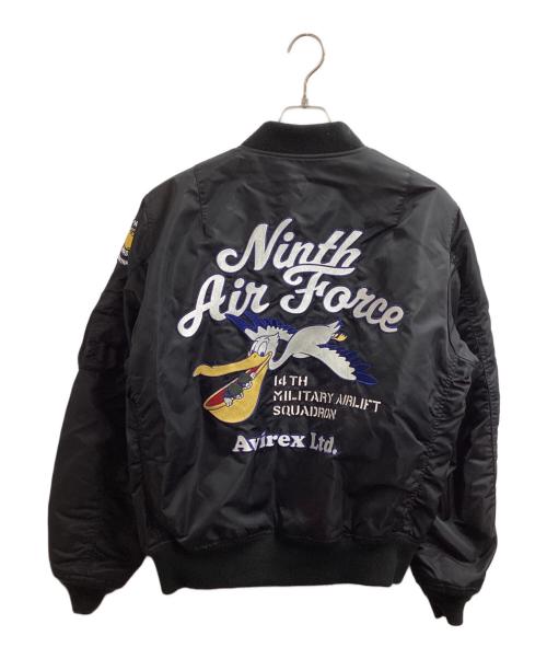 AVIREX（アヴィレックス）AVIREX (アヴィレックス) MA-1ジャケット / 783-2252059 /  9th AIR FORCE ブラック サイズ:XLの古着・服飾アイテム