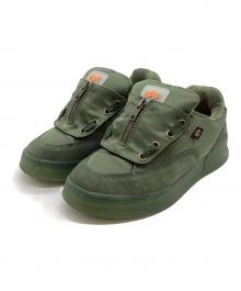 EPT (east pacific trade)×ALPHA INDUSTRIES（イーピーティー×アルファインダストリーズ）の古着「FAT / ローカットスニーカー / ALPHAコラボ」｜グリーン