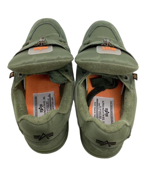 EPT (east pacific trade)（イーピーティー）EPT （east pacific trade） (イーピーティー) ALPHA INDUSTRIES (アルファインダストリーズ) FAT / ローカットスニーカー / ALPHAコラボ グリーン サイズ:24cmの古着・服飾アイテム