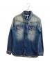 OFFWHITE（オフホワイト）の古着「バッグロゴデニムシャツ」｜ブルー