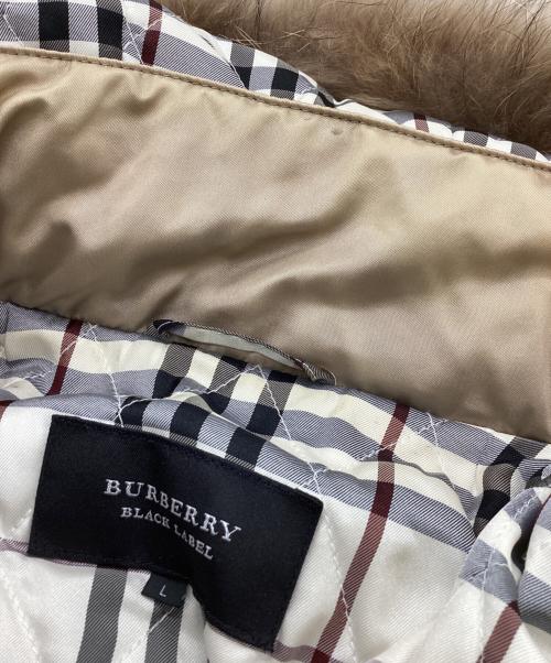 BURBERRY BLACK LABEL（バーバリーブラックレーベル）BURBERRY BLACK LABEL (バーバリーブラックレーベル) N-3Bタイプフライトジャケット / BMP38-719-43 ベージュ サイズ:Lの古着・服飾アイテム