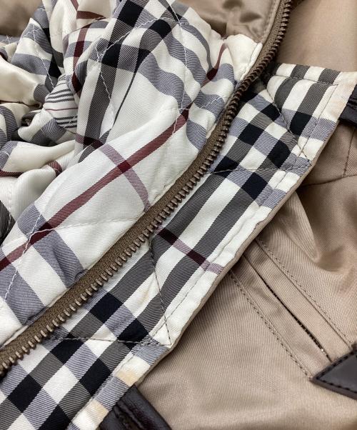 BURBERRY BLACK LABEL（バーバリーブラックレーベル）BURBERRY BLACK LABEL (バーバリーブラックレーベル) N-3Bタイプフライトジャケット / BMP38-719-43 ベージュ サイズ:Lの古着・服飾アイテム
